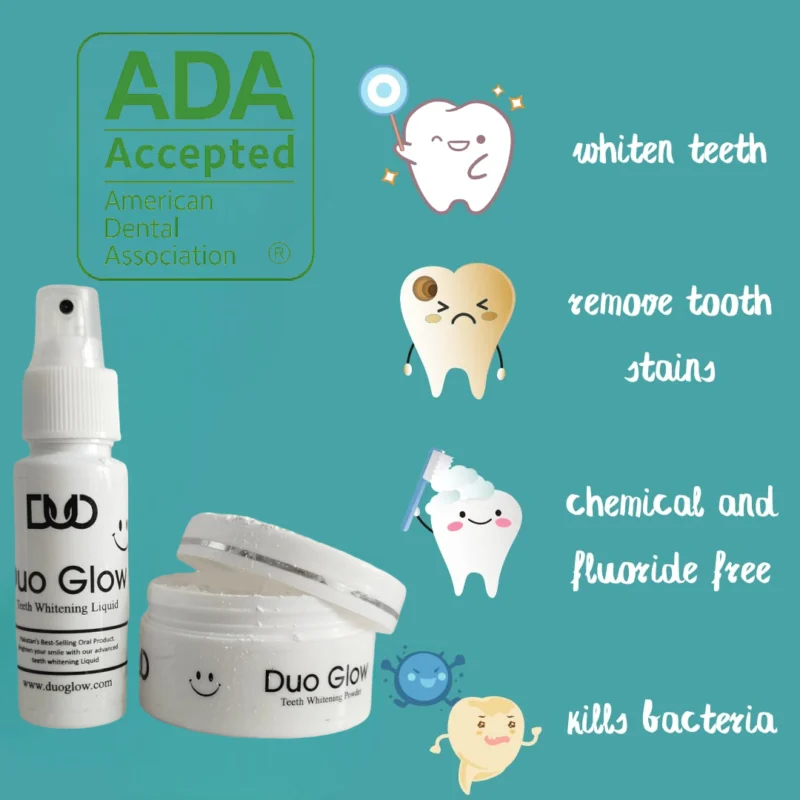 Duo Glow Teeth Whitening (Powder+Liquid) - Image 2